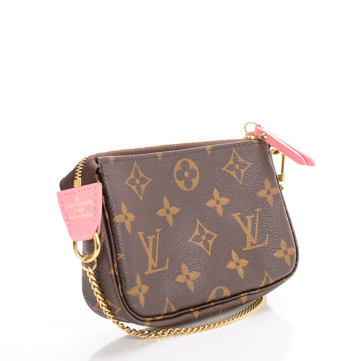 Louis Vuitton Monogram Illustre Mini Pochette Accessories Rose 3 of 7
