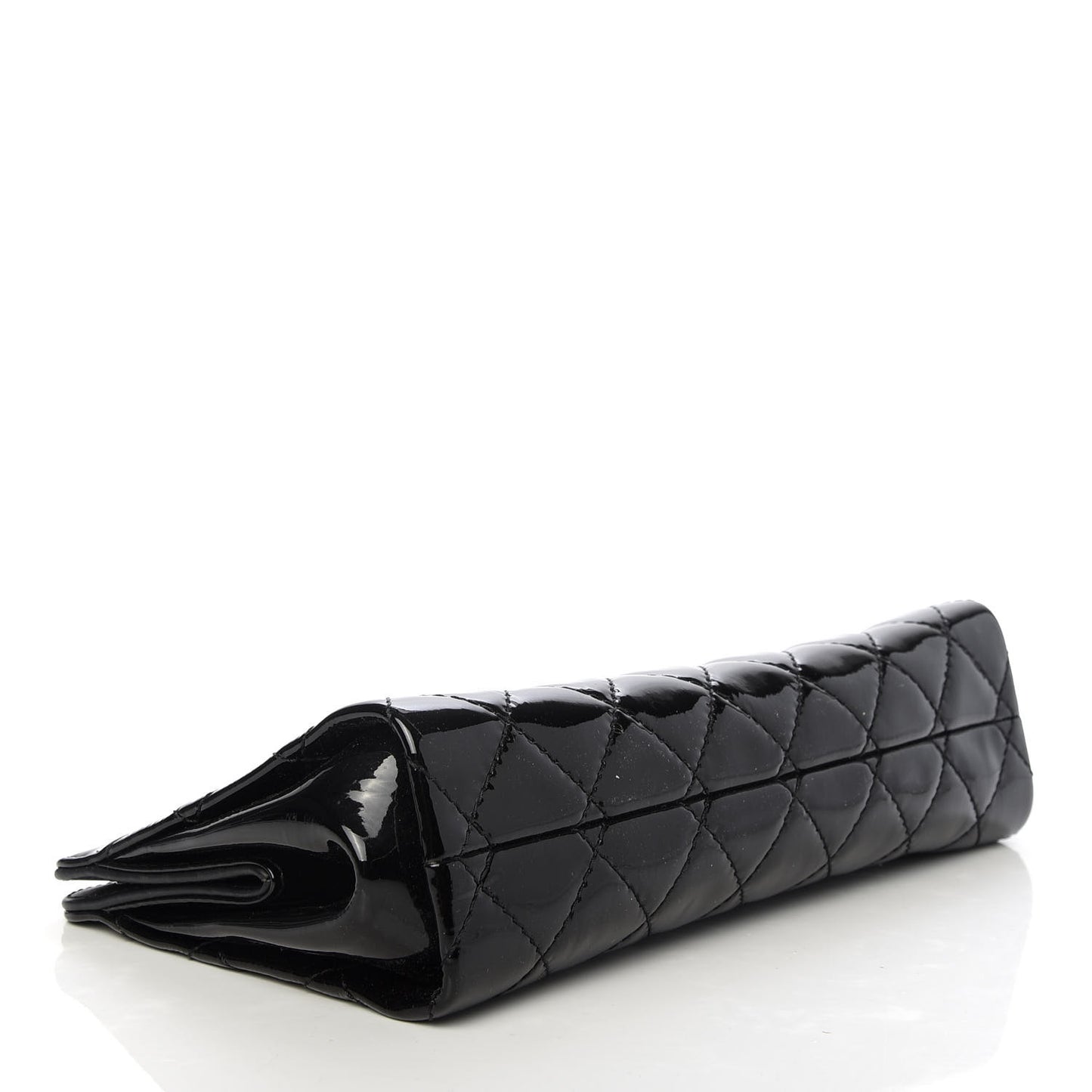 Patent CC Quilted Timeless Clutch Black