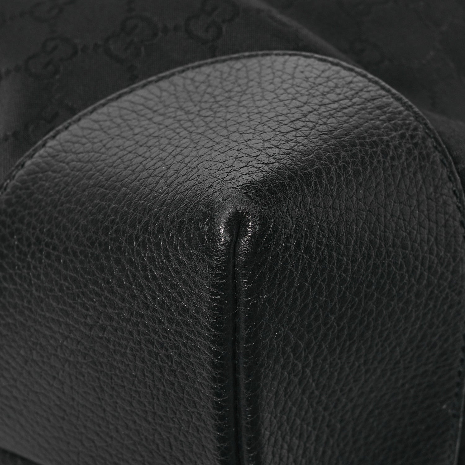 Gucci Nylon Monogram Medium Handle Vertical Tote Black 9 of 15