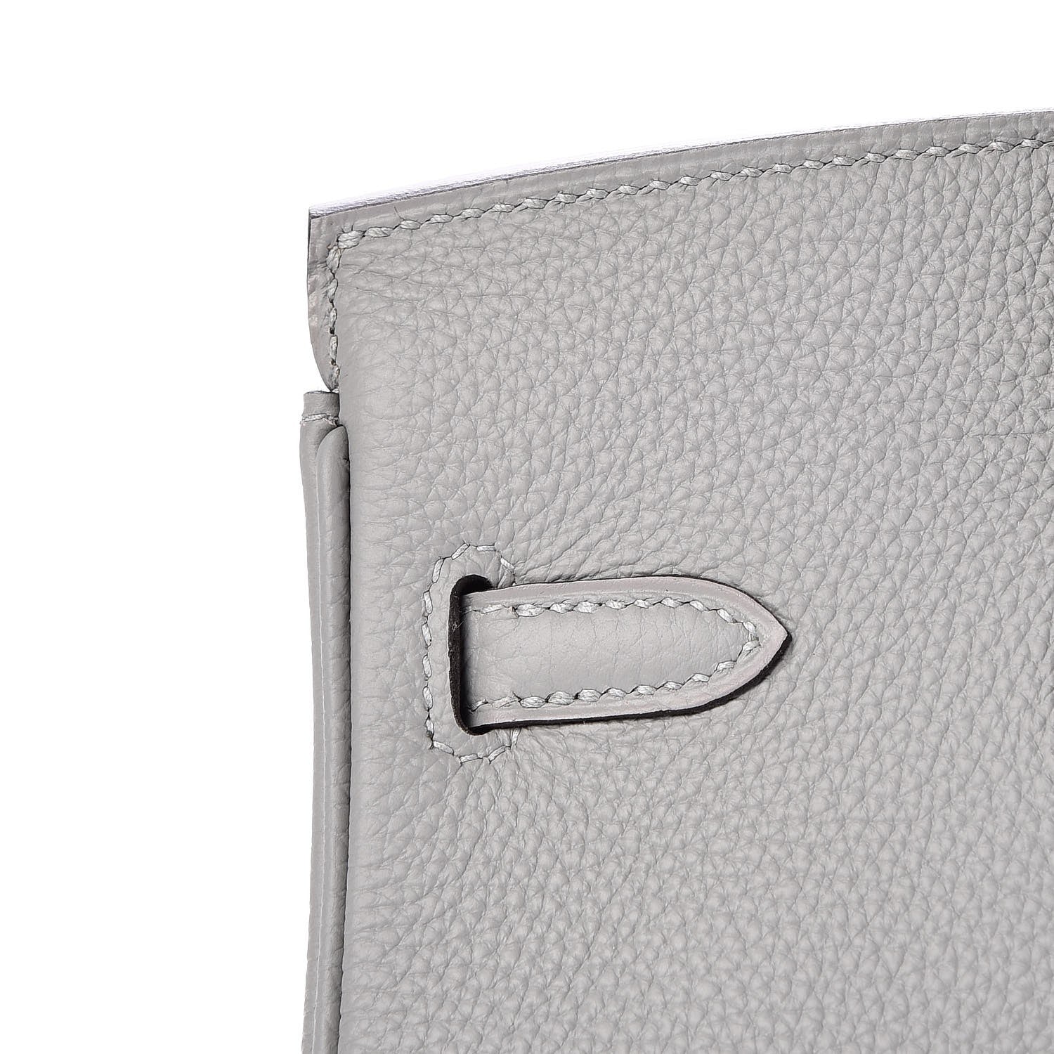 Hermes Togo Birkin 25 Gris Mouette 14 of 35