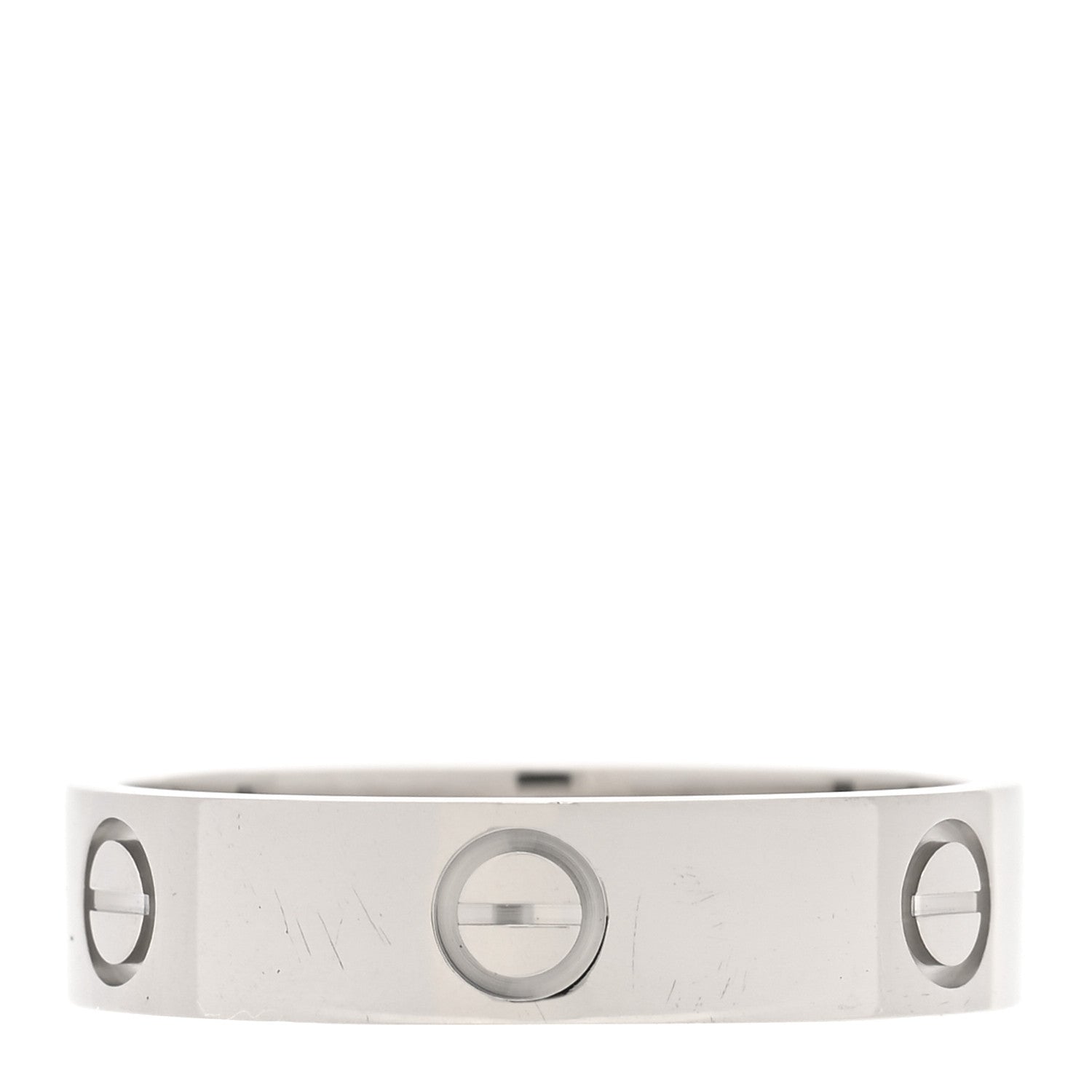 Cartier Platinum 5.5mm LOVE Ring 64 10.75 3 of 6