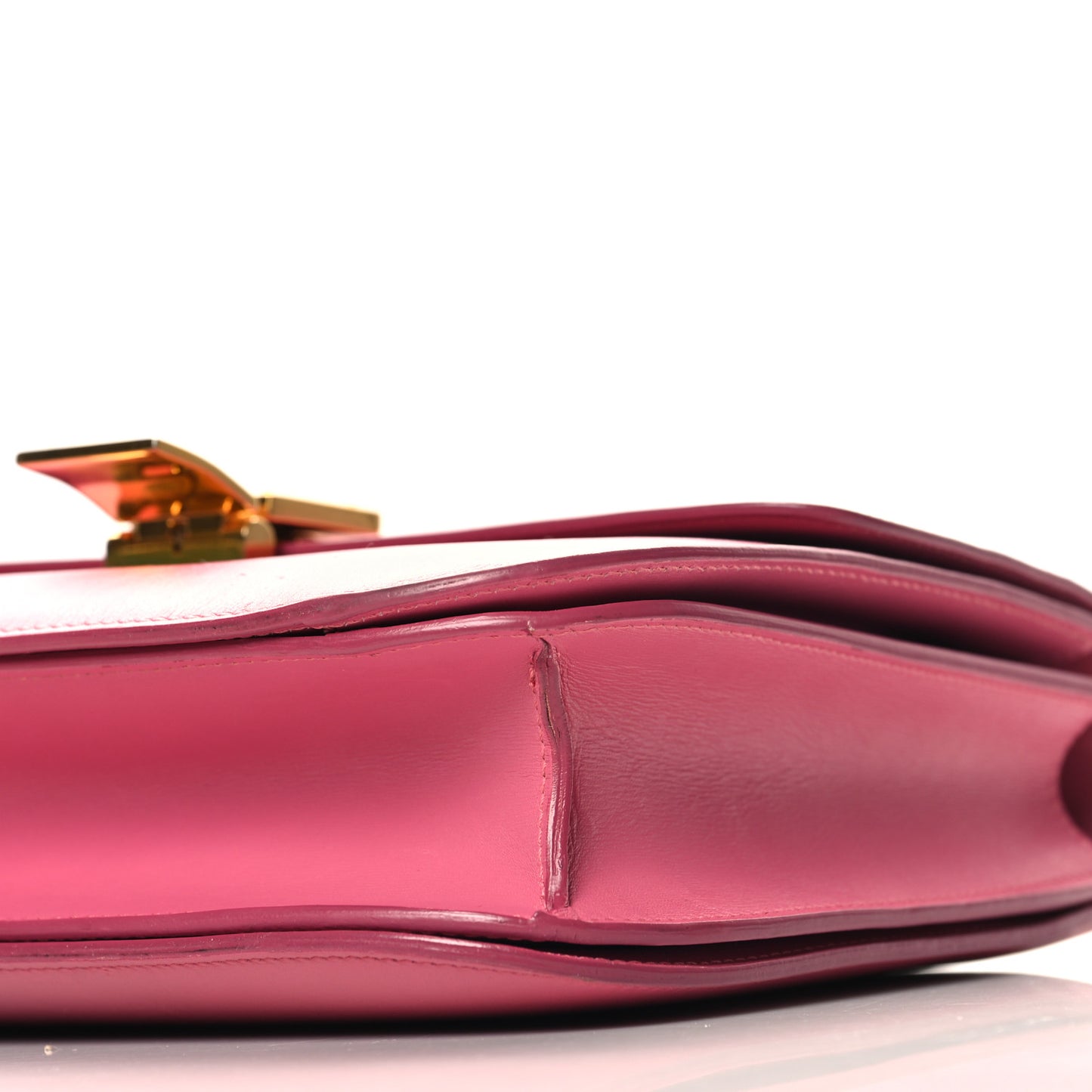 Smooth Calfskin Medium Classic Box Flap Bag Pink