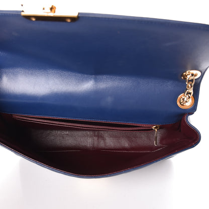 Chanel Lambskin Quilted Large Chic With Me Flap Navy 5 of 17