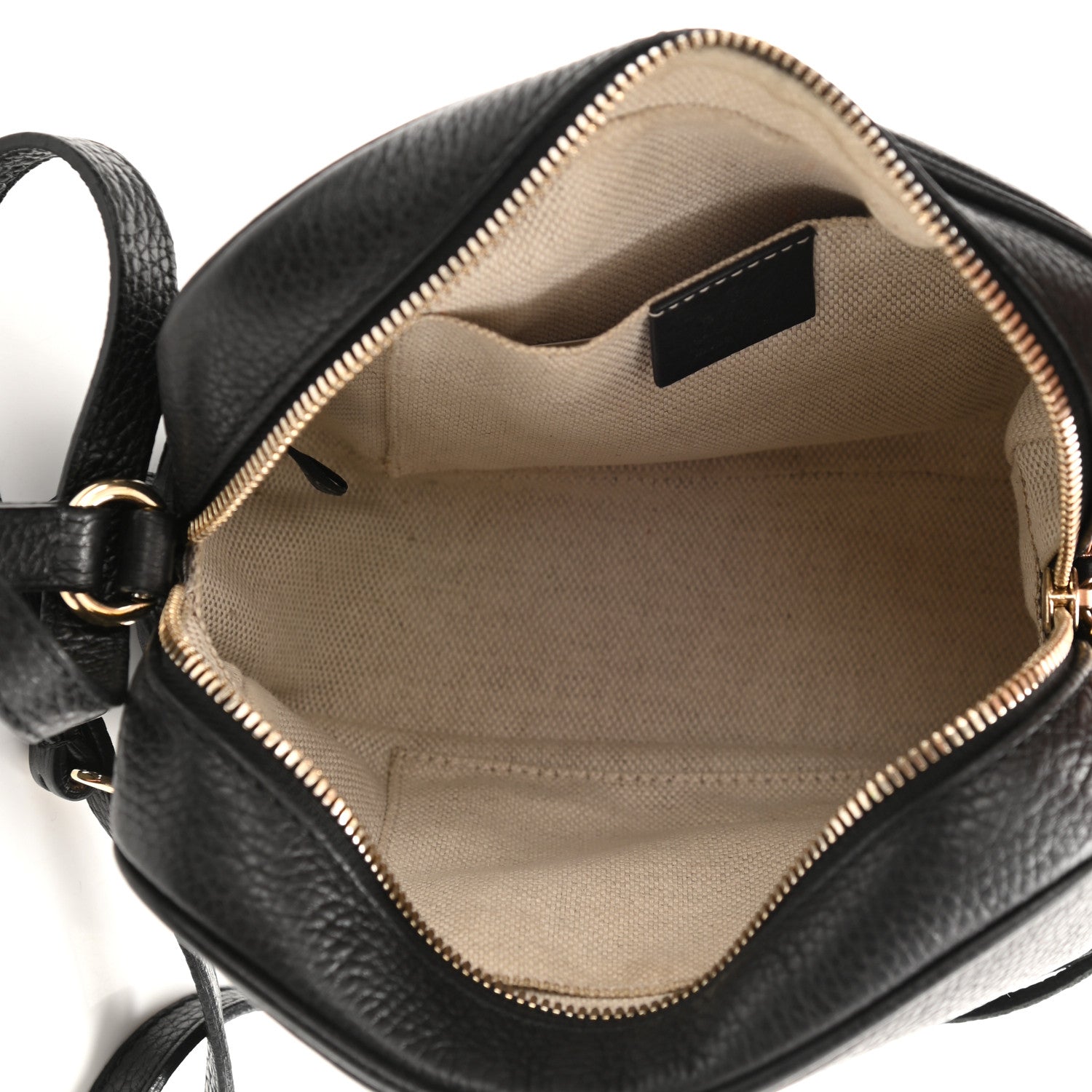 Gucci Pebbled Calfskin Small Soho Disco Bag Black 6 of 9