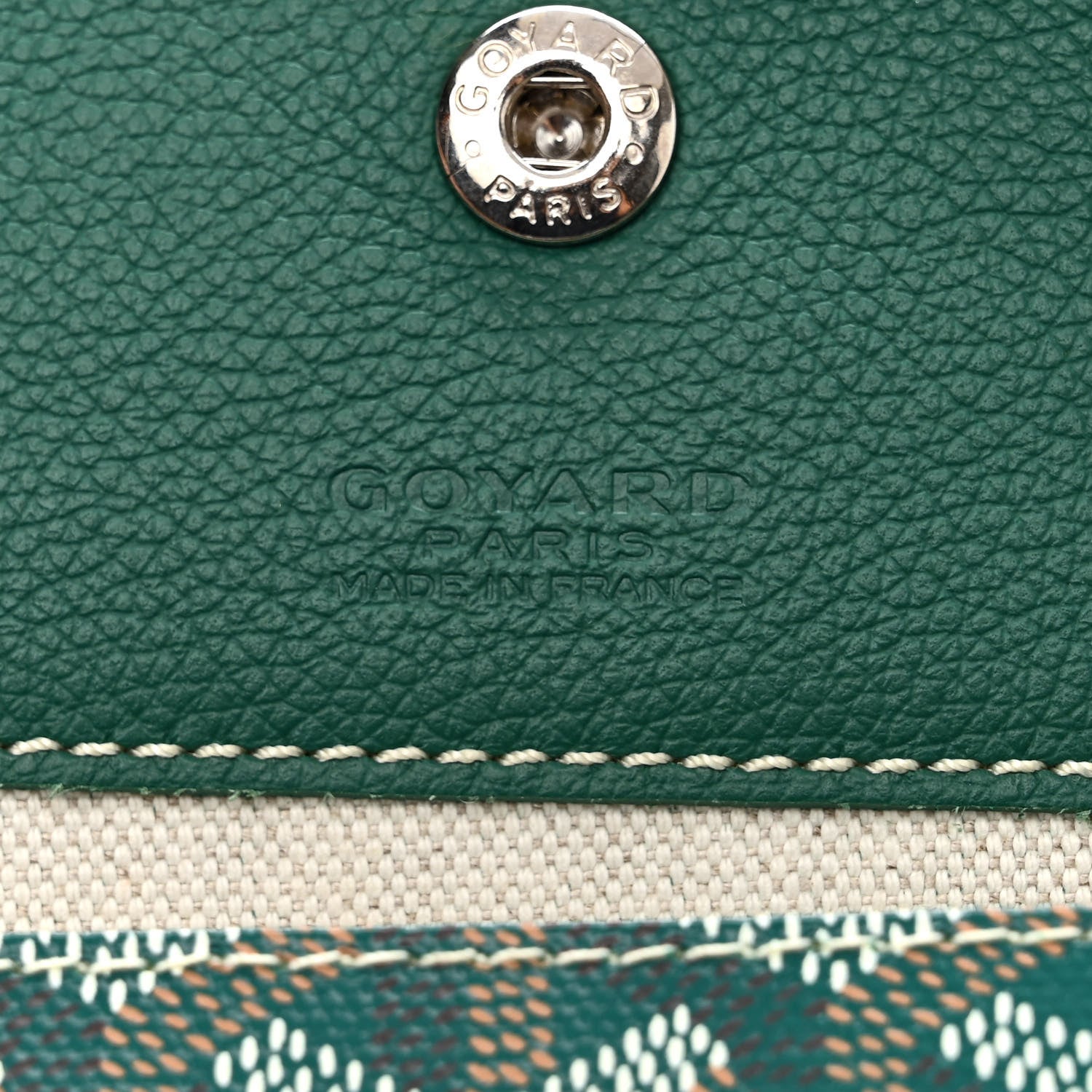 Goyard Goyardine Saint Louis GM Green 7 of 11