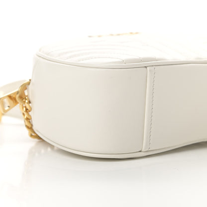 Prada Soft Calfskin Impunture Diagramme Dome Crossbody Bag White 9 of 12