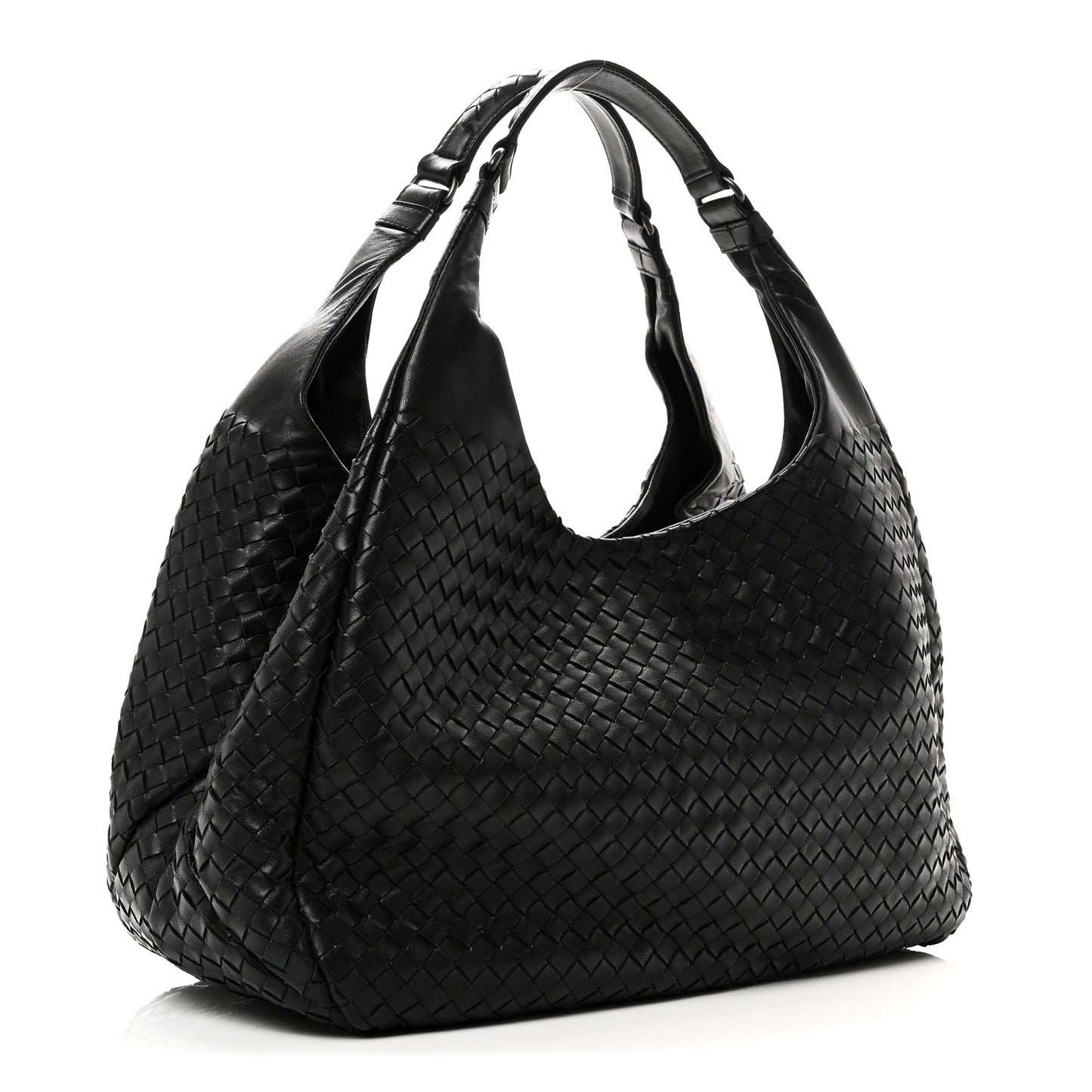 Nappa Intrecciato Large Campana Black