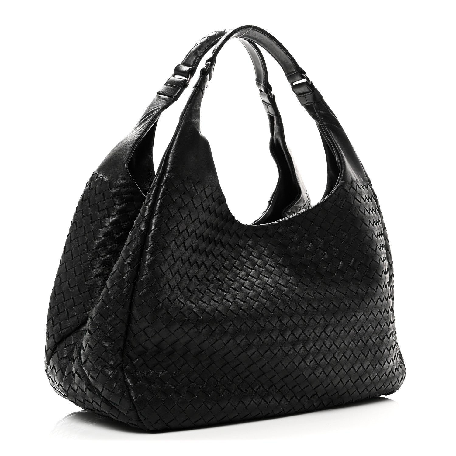 Bottega Veneta Nappa Intrecciato Large Campana Black 2 of 9