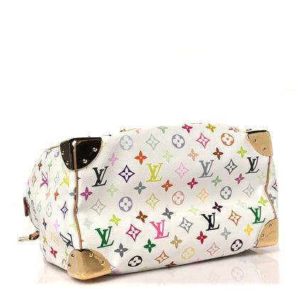 Louis Vuitton Monogram Multicolor Speedy 30 White 4 of 9