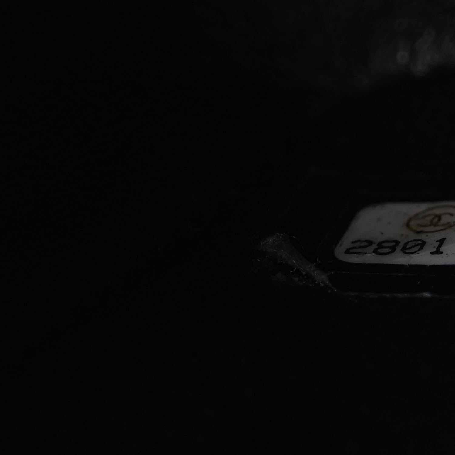 Chanel Lambskin Chevron Quilted Mini Rectangular Flap Black 7 of 11