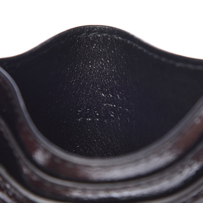 Gucci Suede Patent Web GG Ophidia Card Holder Black 6 of 7