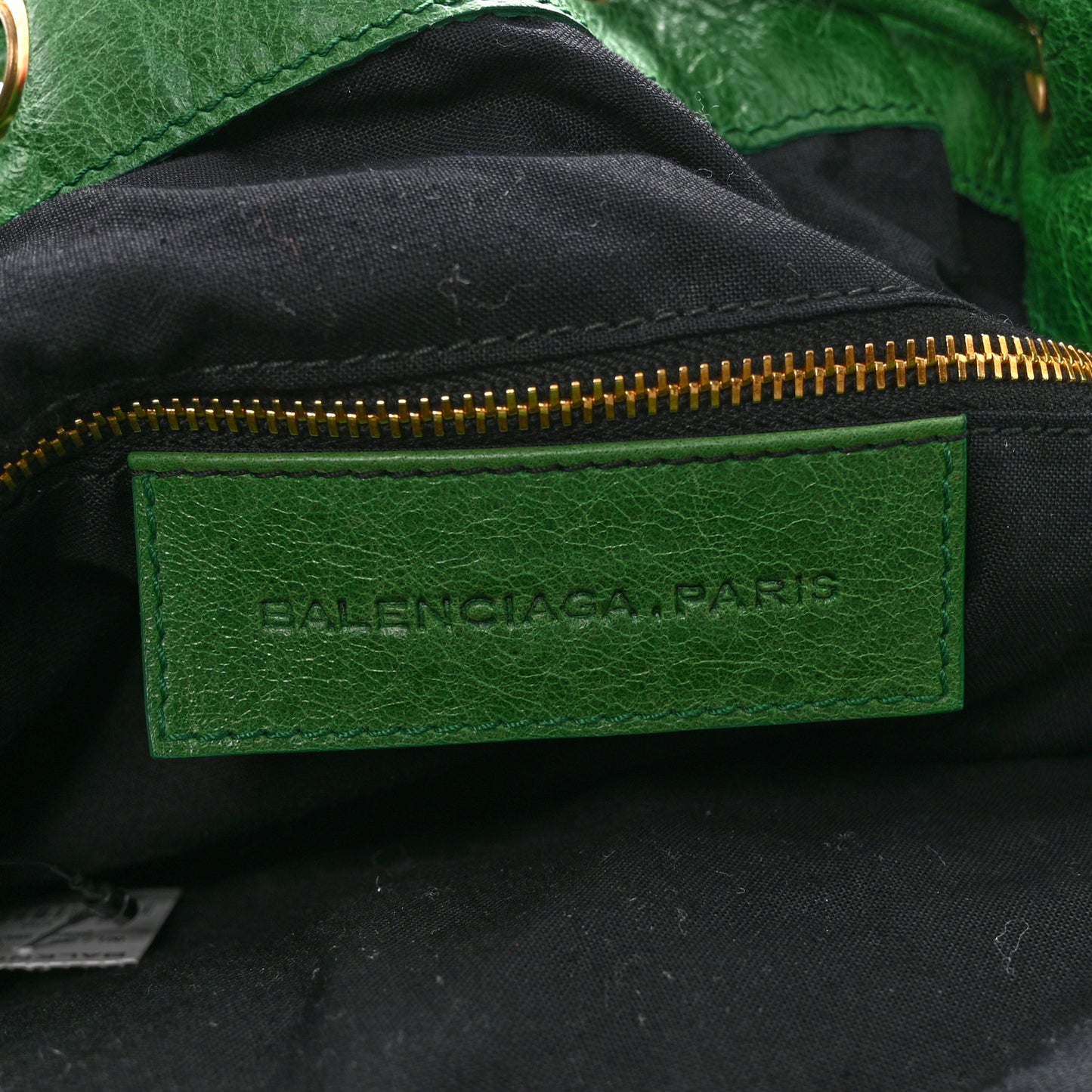 Agneau Giant 21 Gold Hardware Pompon Vert Fluo