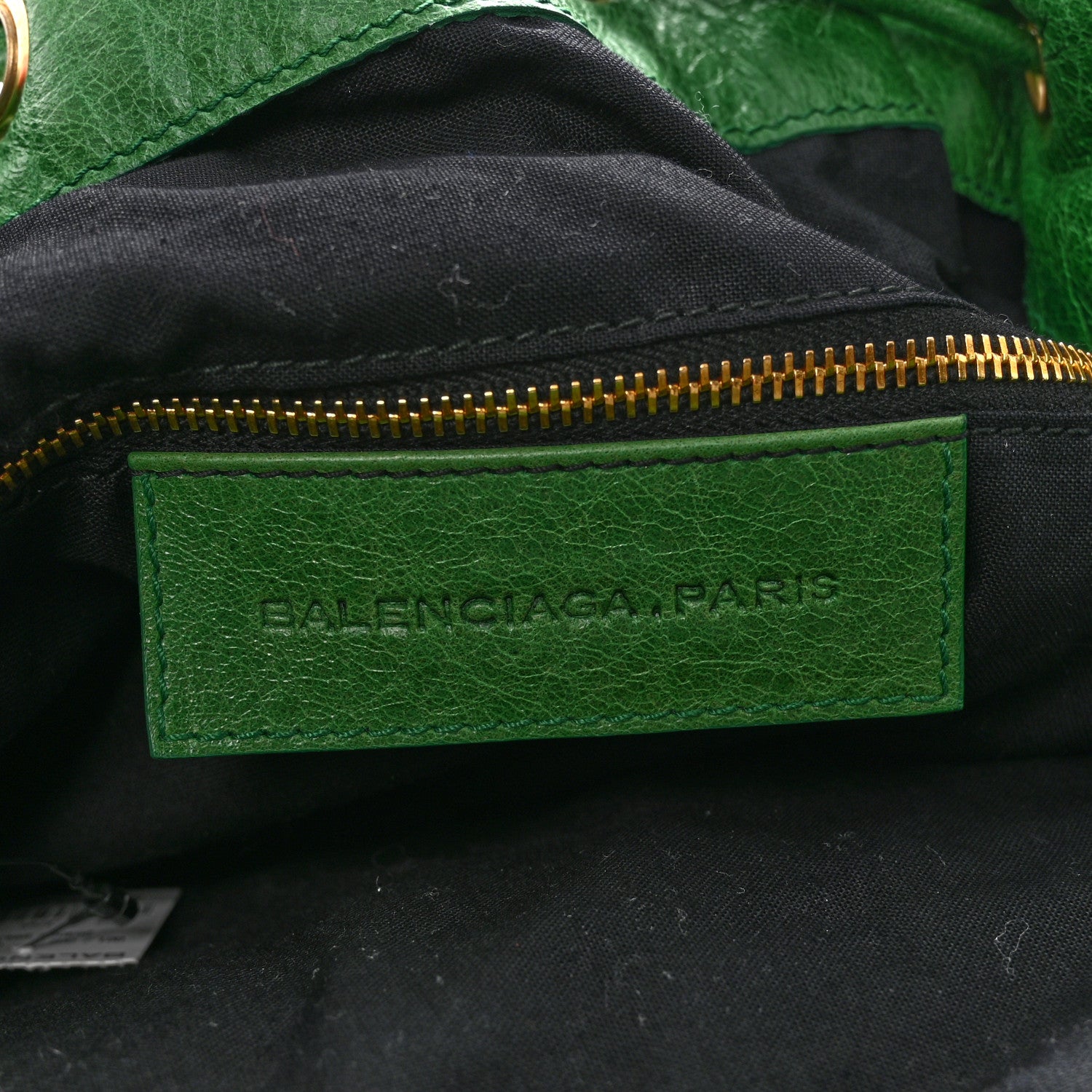 Balenciaga Agneau Giant 21 Gold Hardware Pompon Vert Fluo 7 of 12