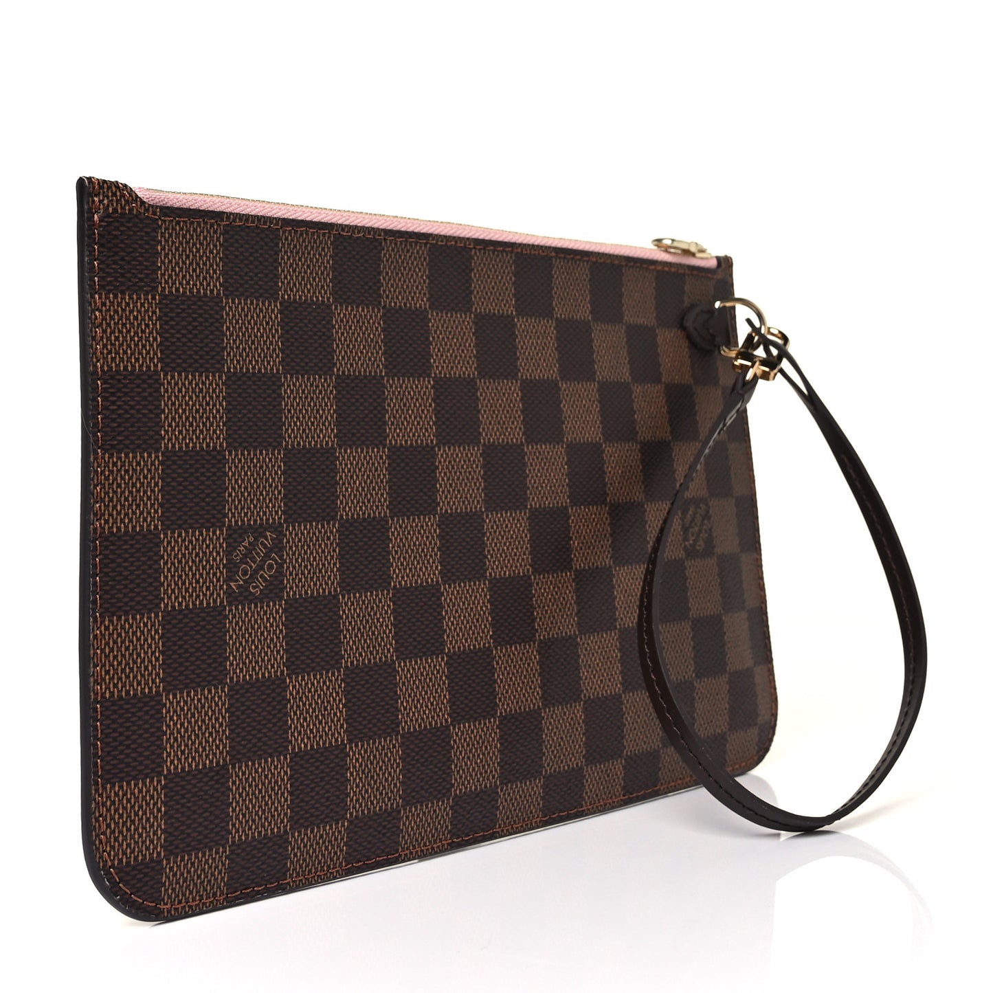 Damier Ebene Neverfull MM GM Pochette Rose Ballerine