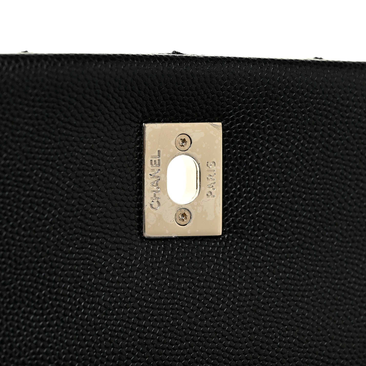 Chanel Caviar Quilted Medium Coco Handle Flap Black 9 of 17