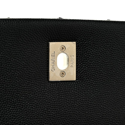 Chanel Caviar Quilted Medium Coco Handle Flap Black 9 of 17