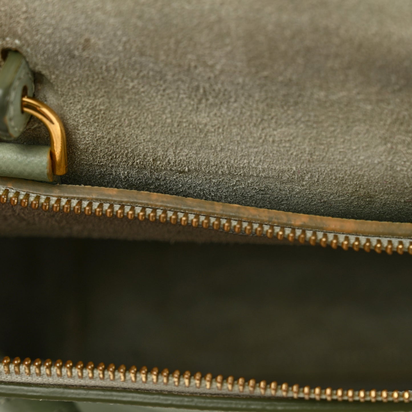 Grained Calfskin Nano Belt Bag Jade
