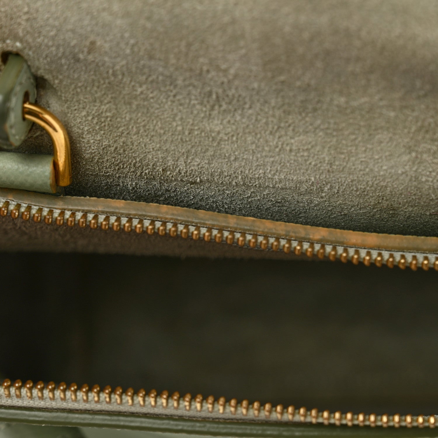 Celine Grained Calfskin Nano Belt Bag Jade 13 of 14