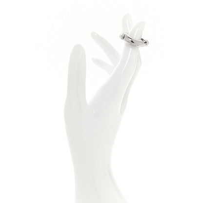 Balenciaga Brass Solid 2.0 Ring 54 7 Silver 2 of 4