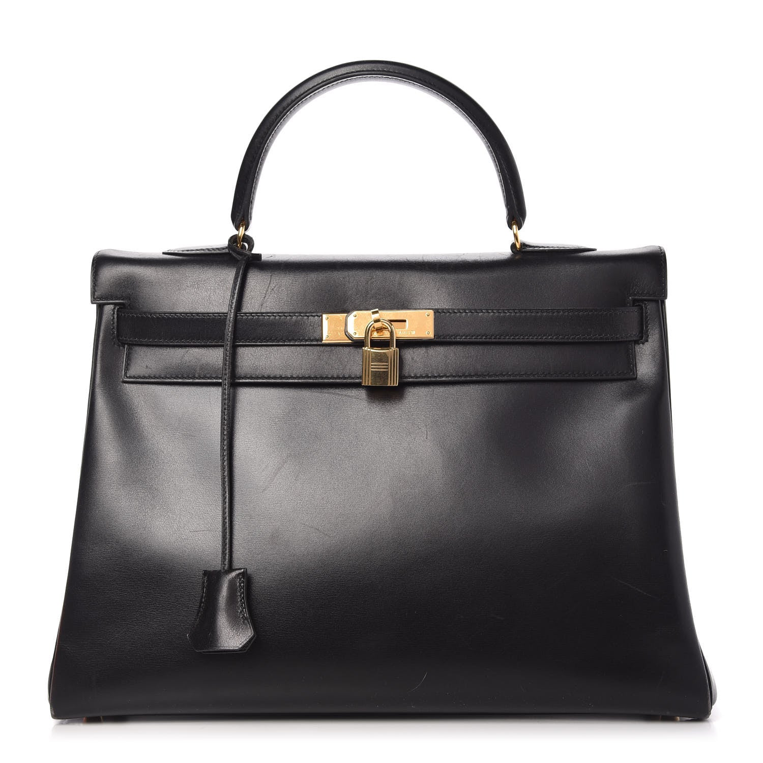Hermes Box Kelly Retourne 35 Black 1 of 12