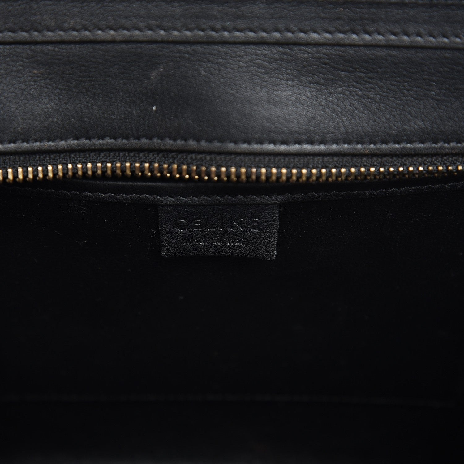 Celine Smooth Calfskin Nano Luggage Black 7 of 13