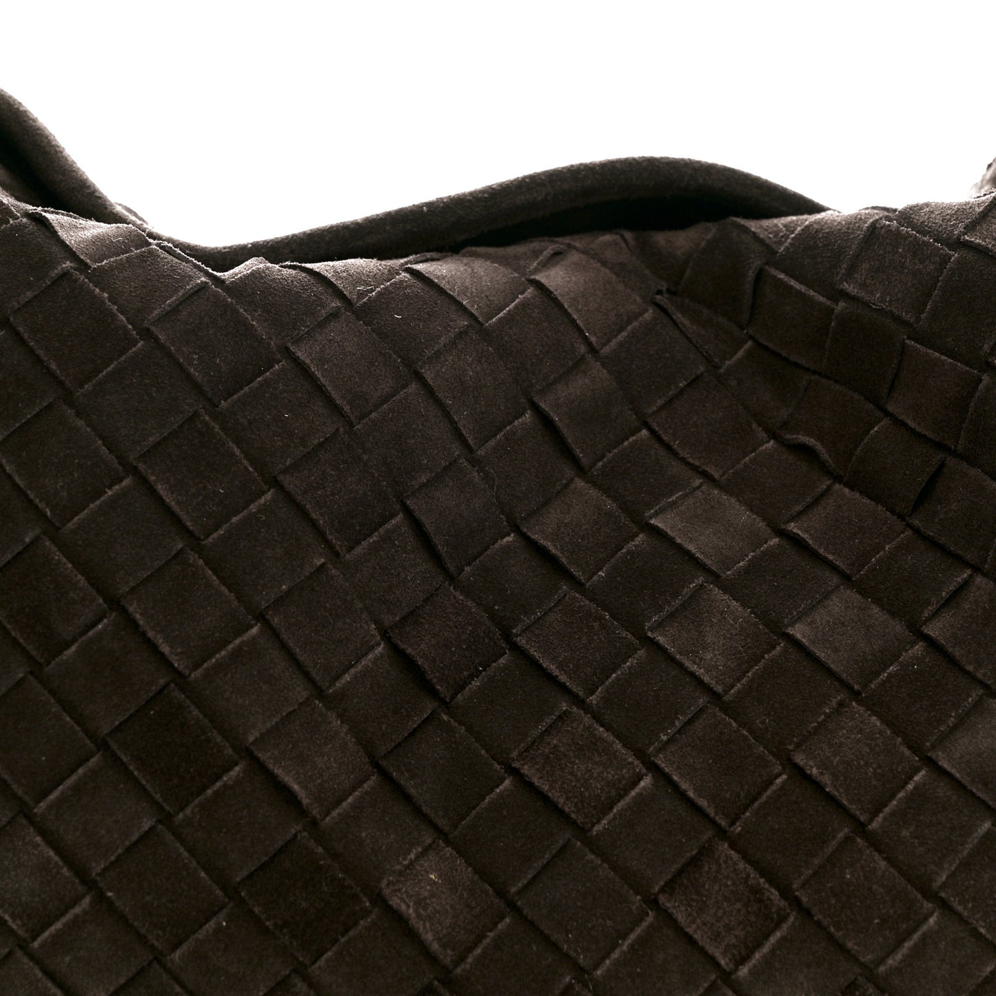 Suede Intrecciato Small Hop Fondant