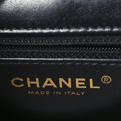Chanel Lambskin Quilted Small Color Match Flap Black Multicolor 6 of 9