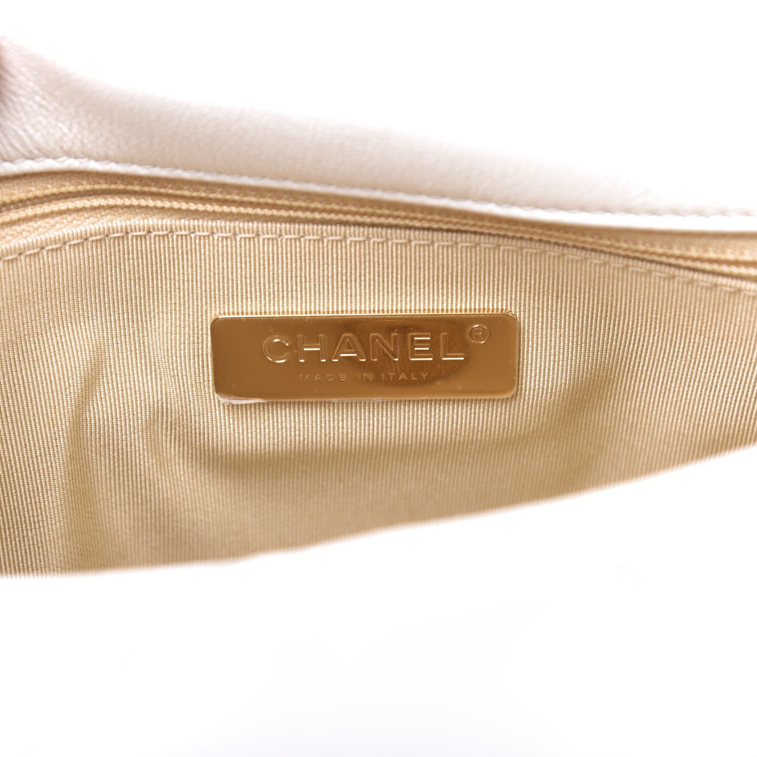 Chanel Goatskin Quilted Medium 19 Flap White 8 of 11