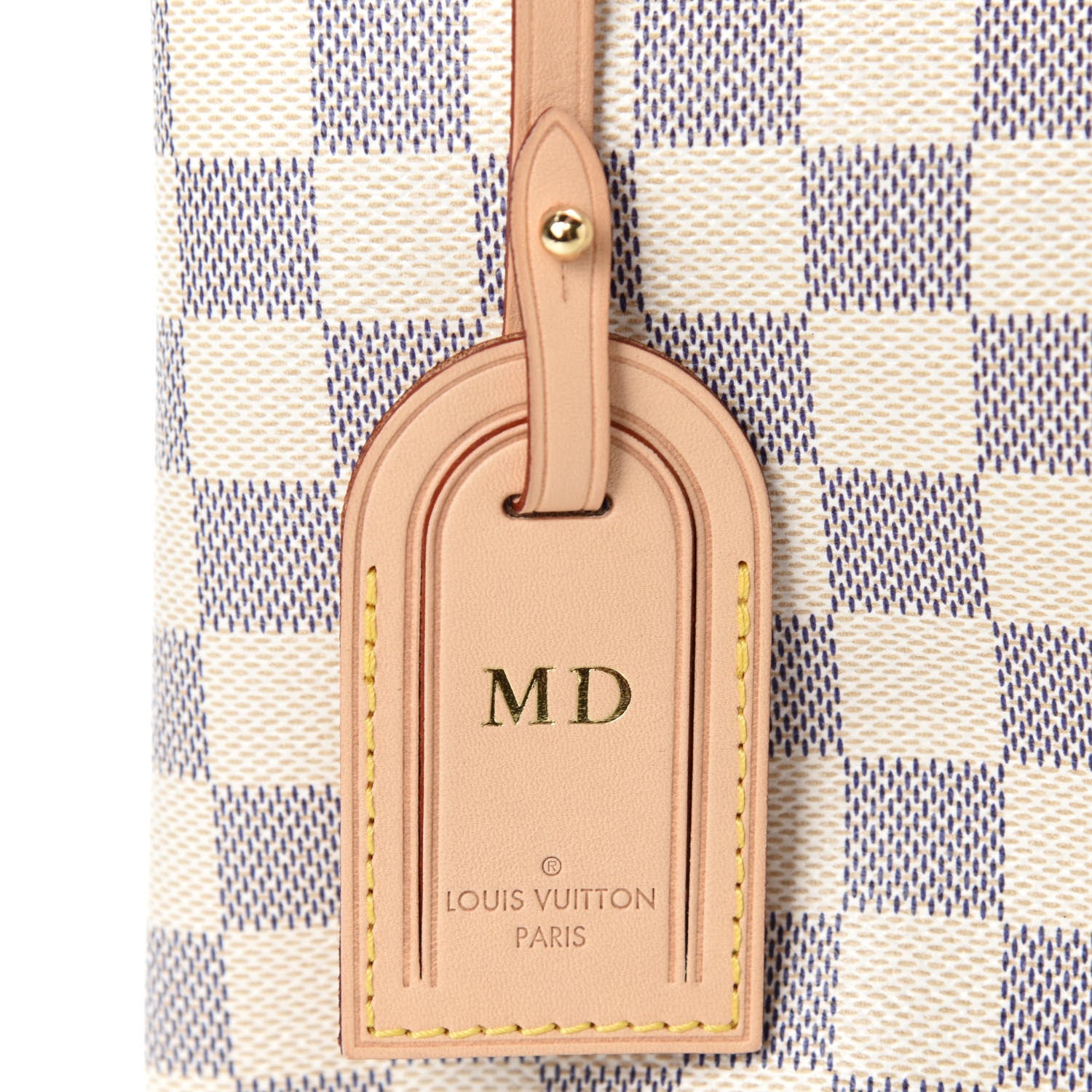 Louis Vuitton Damier Azur Graceful PM Rose Ballerine 8 of 11