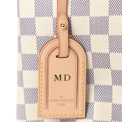 Louis Vuitton Damier Azur Graceful PM Rose Ballerine 8 of 11