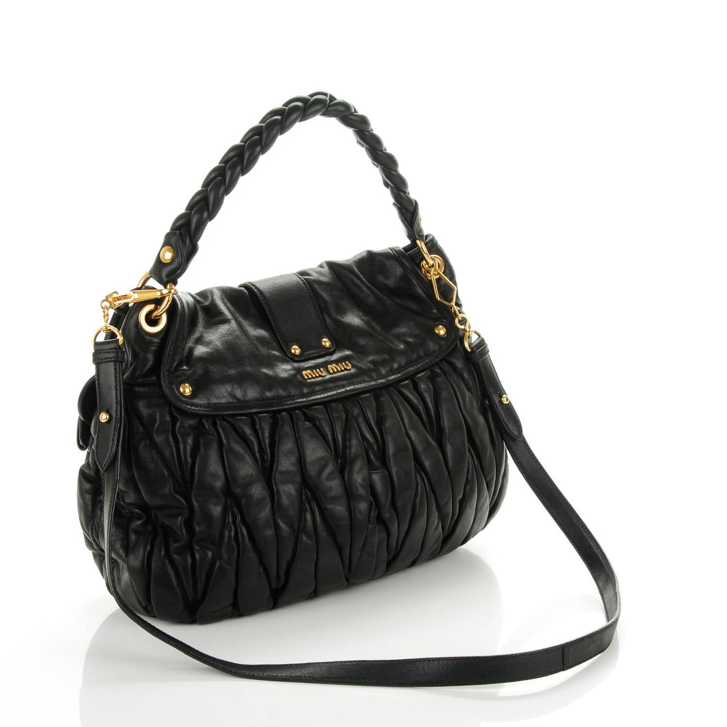 Matelasse Lux Coffer Hobo Nero Black