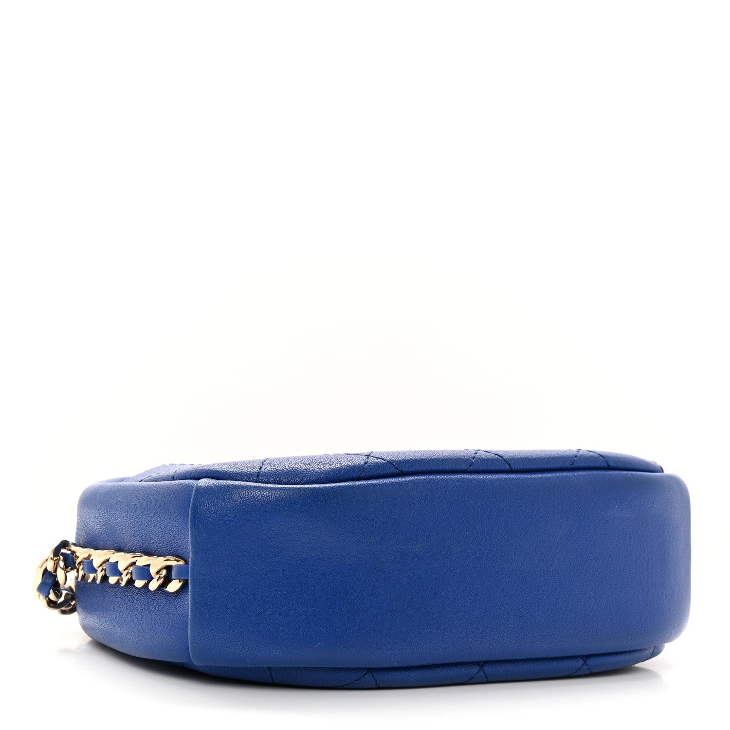 Chanel Goatskin Quilted Small Casual Trip Camera Case Blue 4 of 16