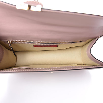 Valentino Garavani Vitello Medium Glam Lock Rockstud Flap Poudre 5 of 12
