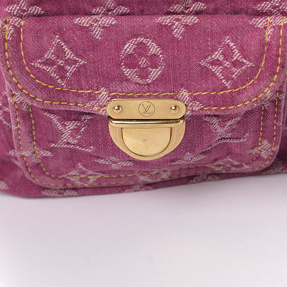 Louis Vuitton Denim Baggy GM Fuchsia 8 of 8