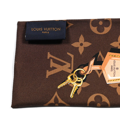 Louis Vuitton Silk Monogram Confidential Bandeau Brown 2 of 3