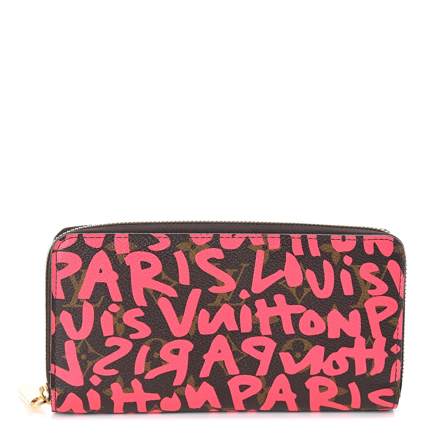 Monogram Graffiti Zippy Wallet Fuchsia