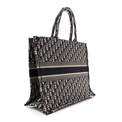 Christian Dior Oblique Large Book Tote Blue Multicolor 3 of 14