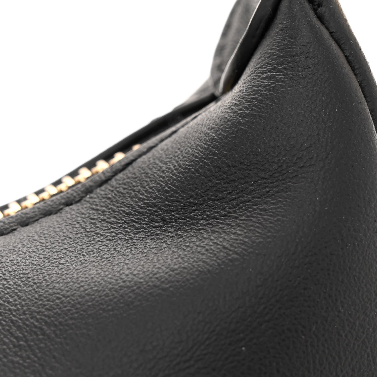Fendi Vitello Grace Matte Nano Fendigraphy Hobo Charm Black 10 of 10