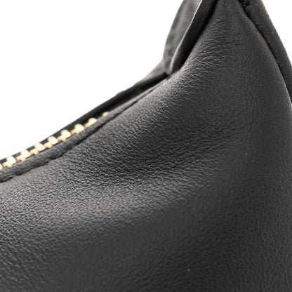 Fendi Vitello Grace Matte Nano Fendigraphy Hobo Charm Black 10 of 10