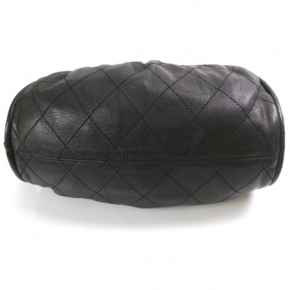 Chanel Leather Quilted Bowler Black 4 of 10