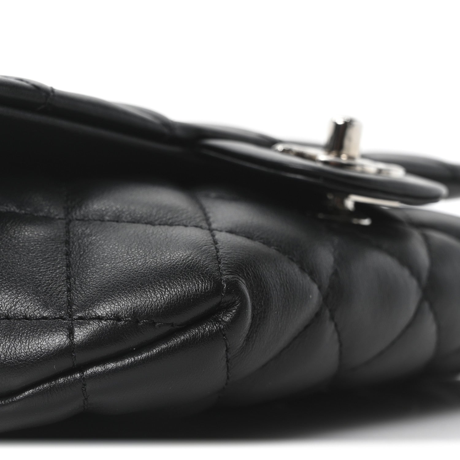 Chanel Calfskin Quilted CC Uniform Flap Belt Bag Black 9 of 10