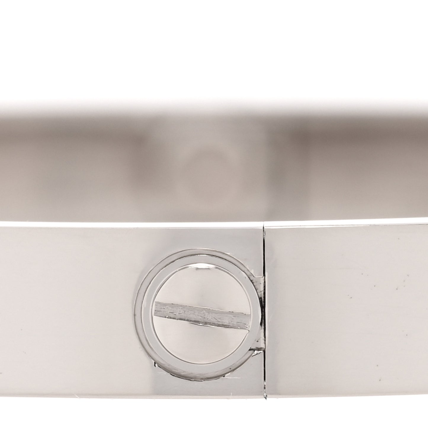18K White Gold LOVE Bracelet 19