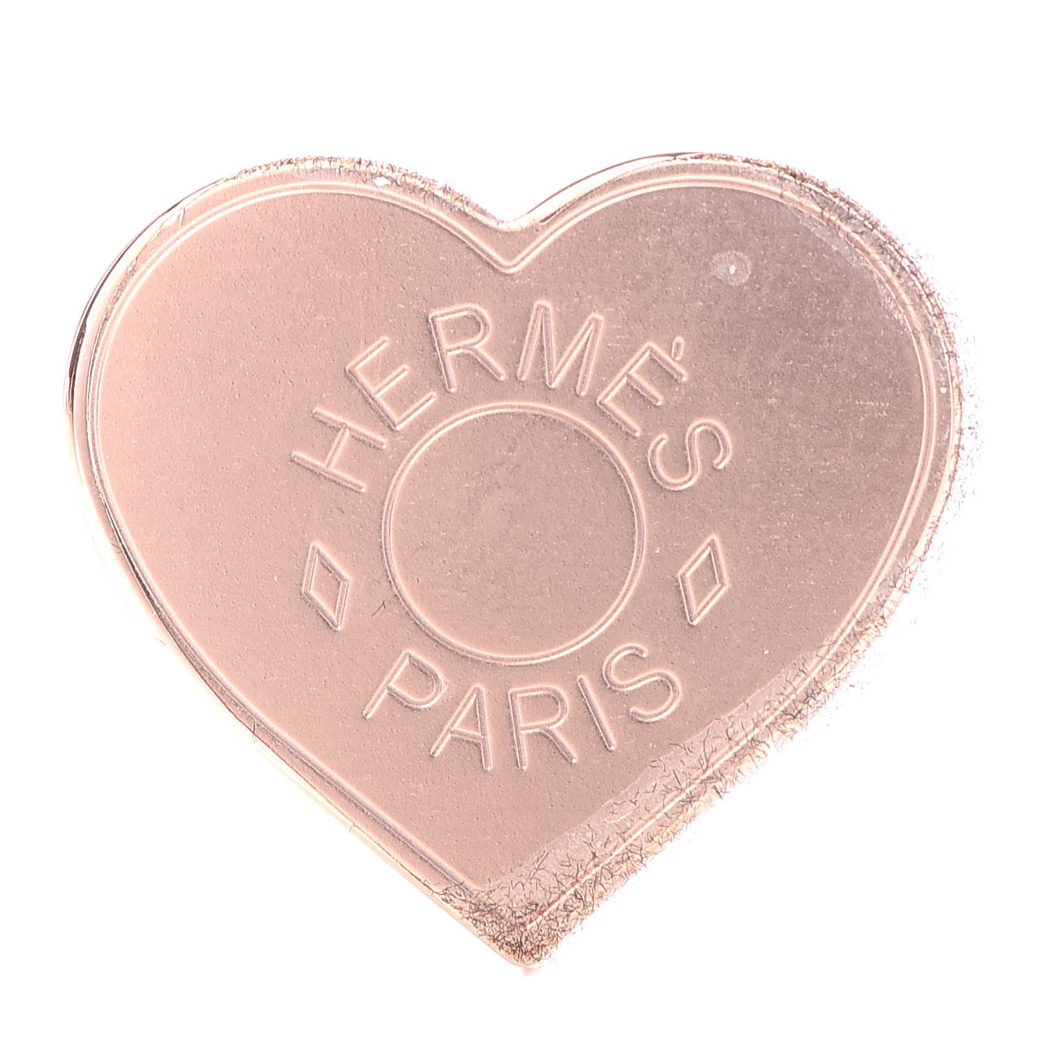 Hermes Permabrass Coeur Scarf Ring 1 of 4