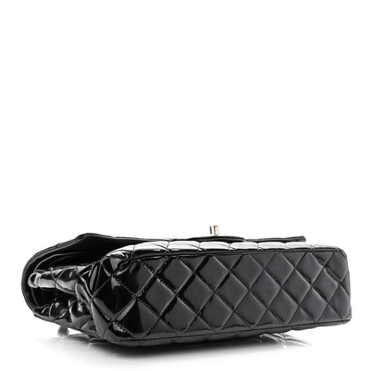 Chanel Patent Quilted Medium Double Flap Black 4 of 10