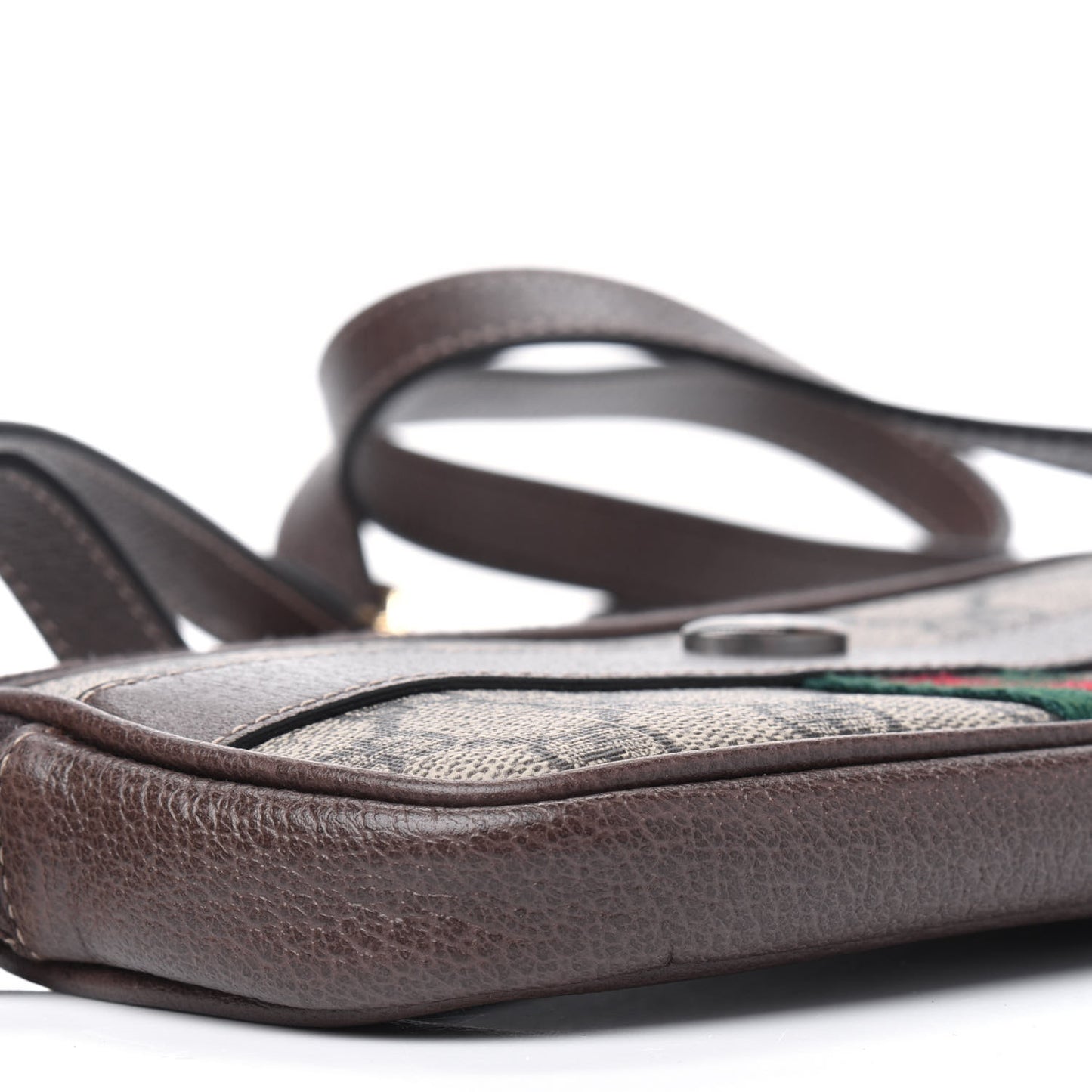 GG Supreme Monogram Web Mini Ophidia GG Bag Brown