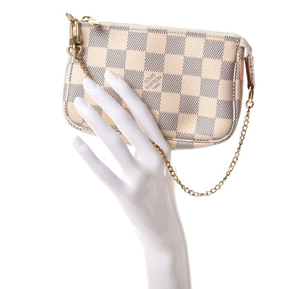 Louis Vuitton Damier Azur Mini Pochette Accessories 2 of 8