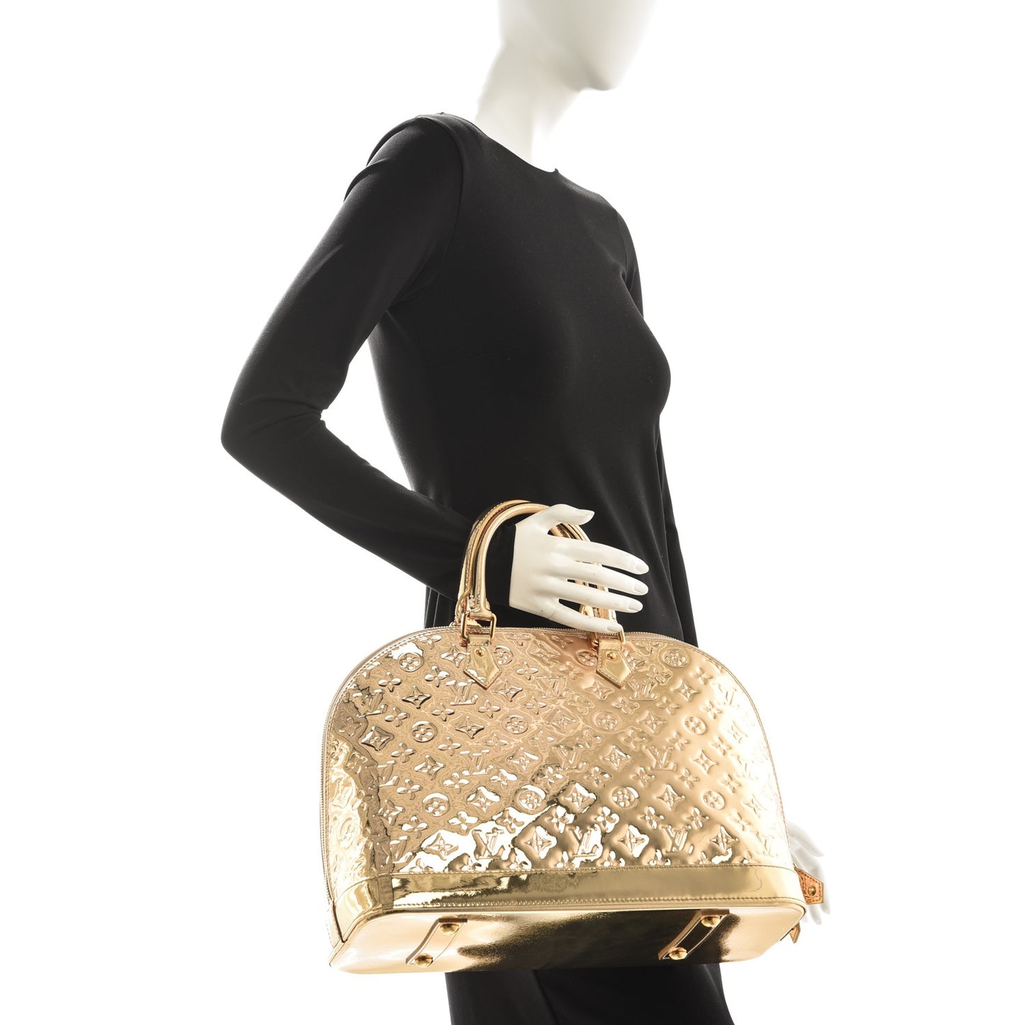 Monogram Miroir Alma MM Gold