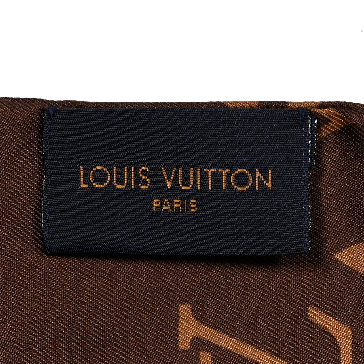 Louis Vuitton Silk Monogram Confidential Bandeau Brown 1878564