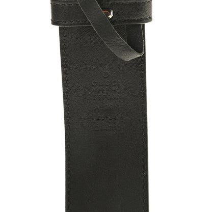 Gucci Moon Calfskin Nickel Double G 40mm Belt 85 34 Black 4 of 4