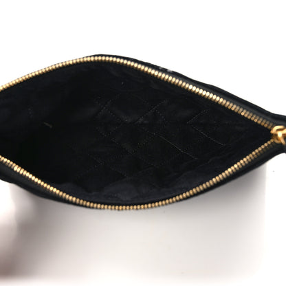 Chanel Velvet Sequin Quilted Chanel 22 Removable Pouch Black 5 of 6